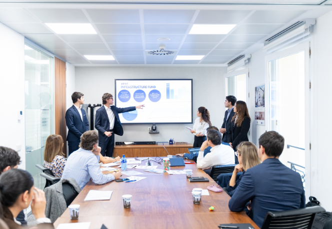 Industry leaders speaking about real estate finance specialization